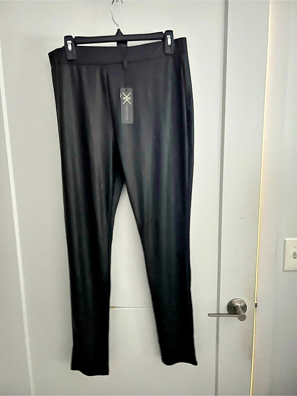 Kardashion faux leather Leg Pants NWT